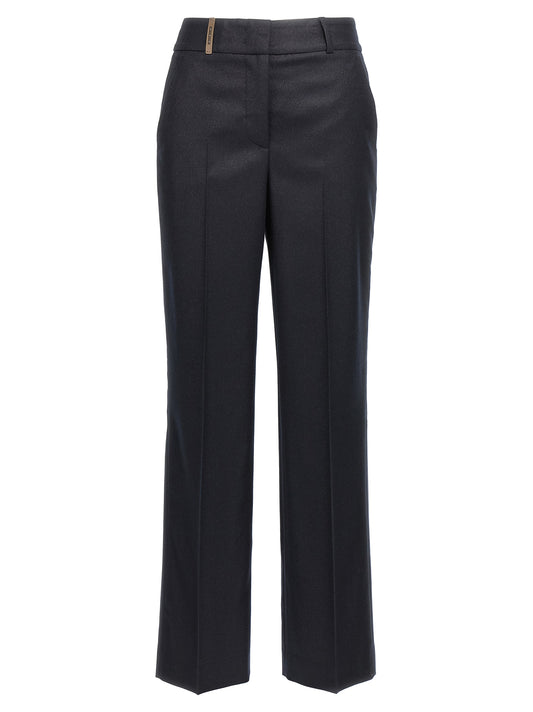 Lurex flannel pants Pants
