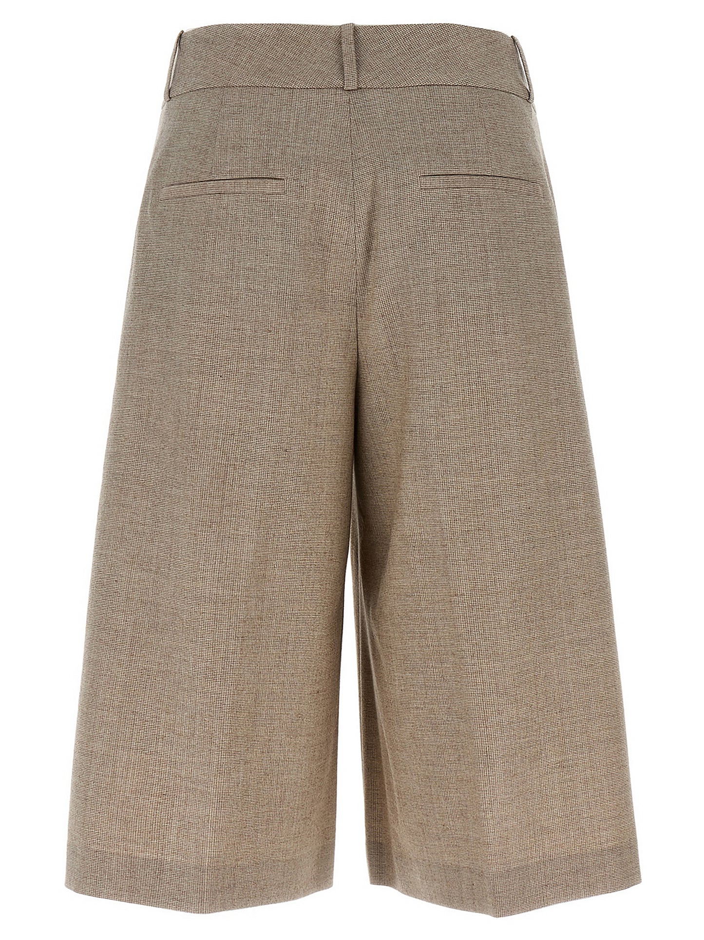 Micro houndstooth long bermuda shorts Bermuda, short