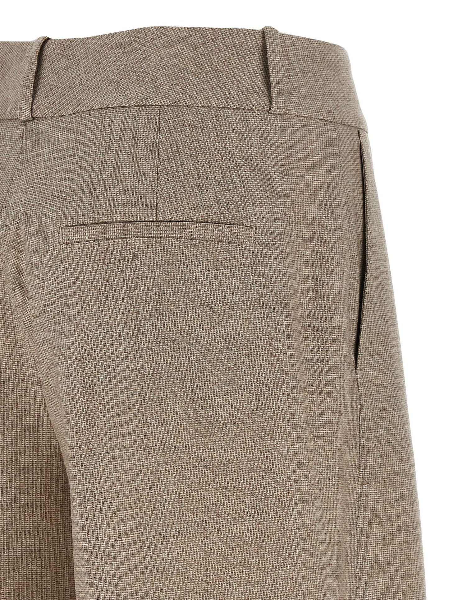 Micro houndstooth long bermuda shorts Bermuda, short