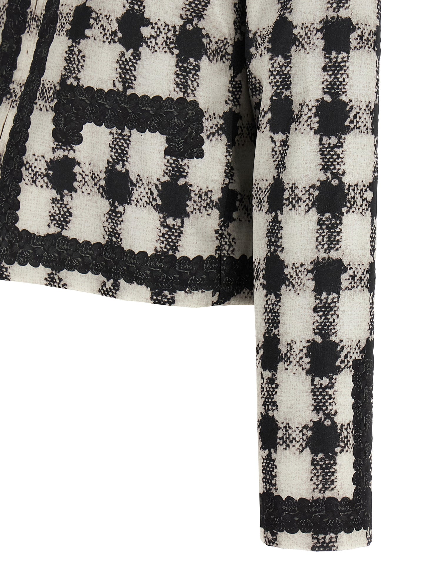 'Texture' print jacket Casual jackets, parka