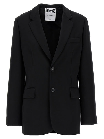 Single-breasted martingale blazer Blazer and Suits