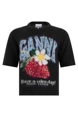 GANNI Short-sleeve sweater