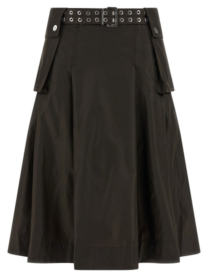 'Duchesse Nylon Pleated' skirt Skirts