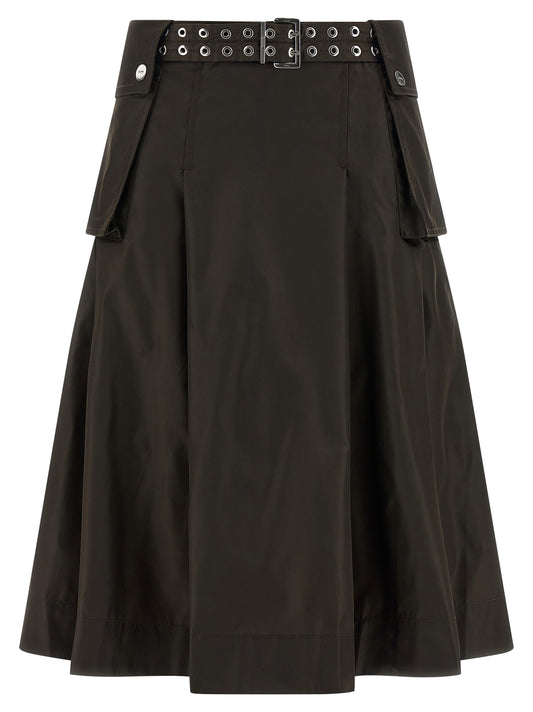 'Duchesse Nylon Pleated' skirt Skirts