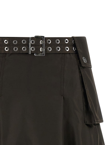 'Duchesse Nylon Pleated' skirt Skirts