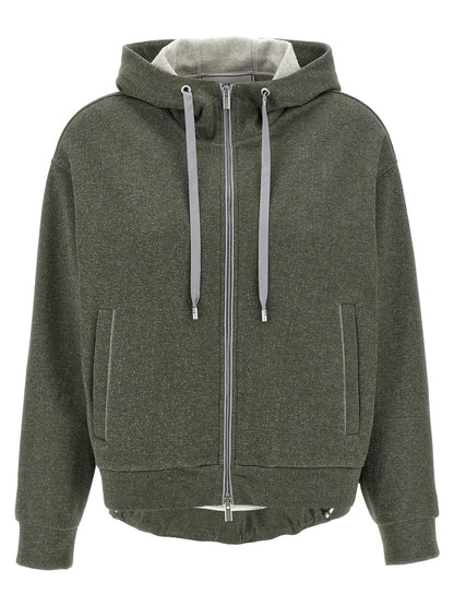 Lurex hoodie Sweatshirt