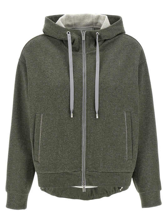 Lurex hoodie Sweatshirt