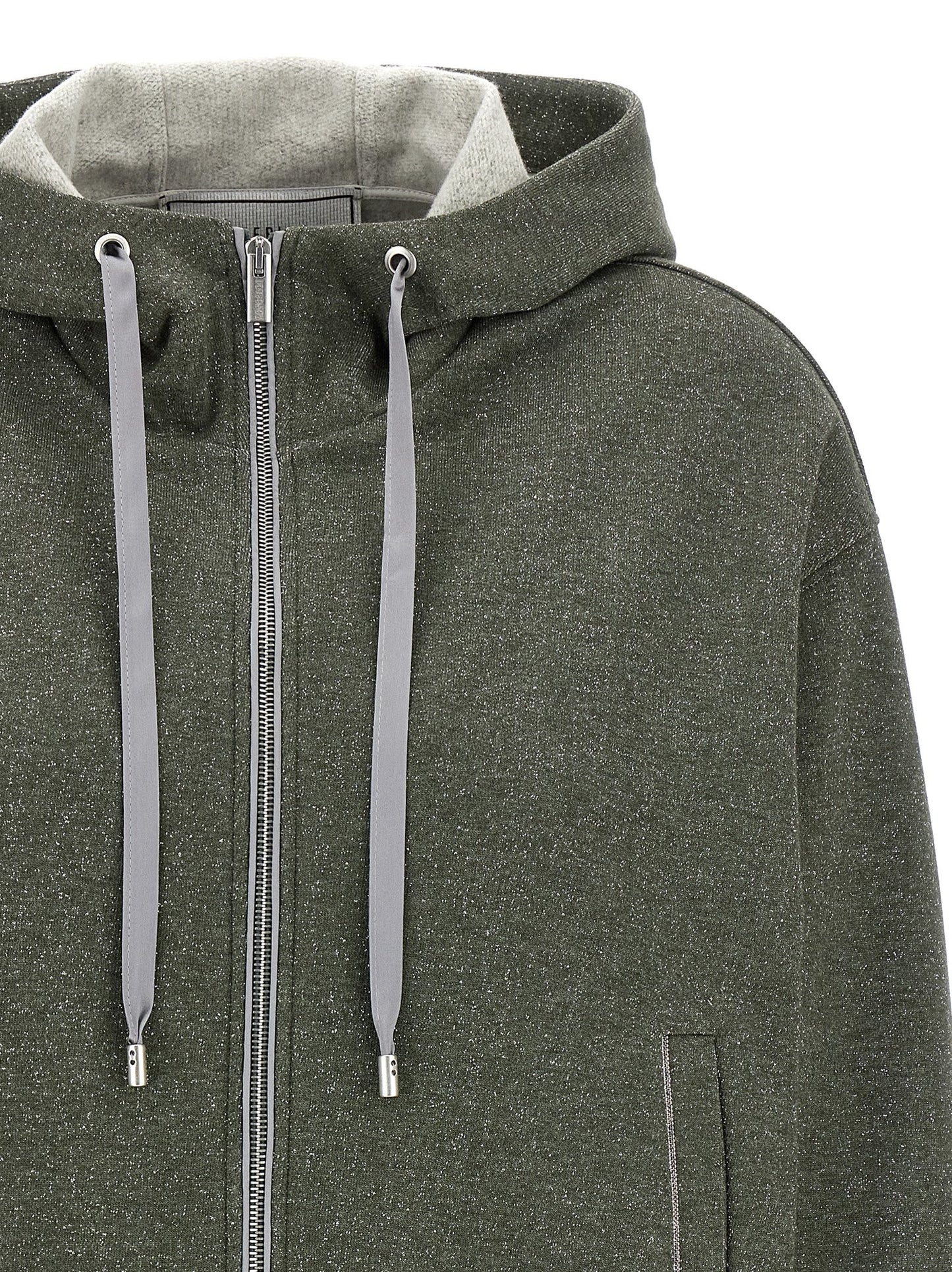 Lurex hoodie Sweatshirt