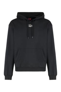 DIESEL Sweatshirt s-norm-hood-iod in cotton