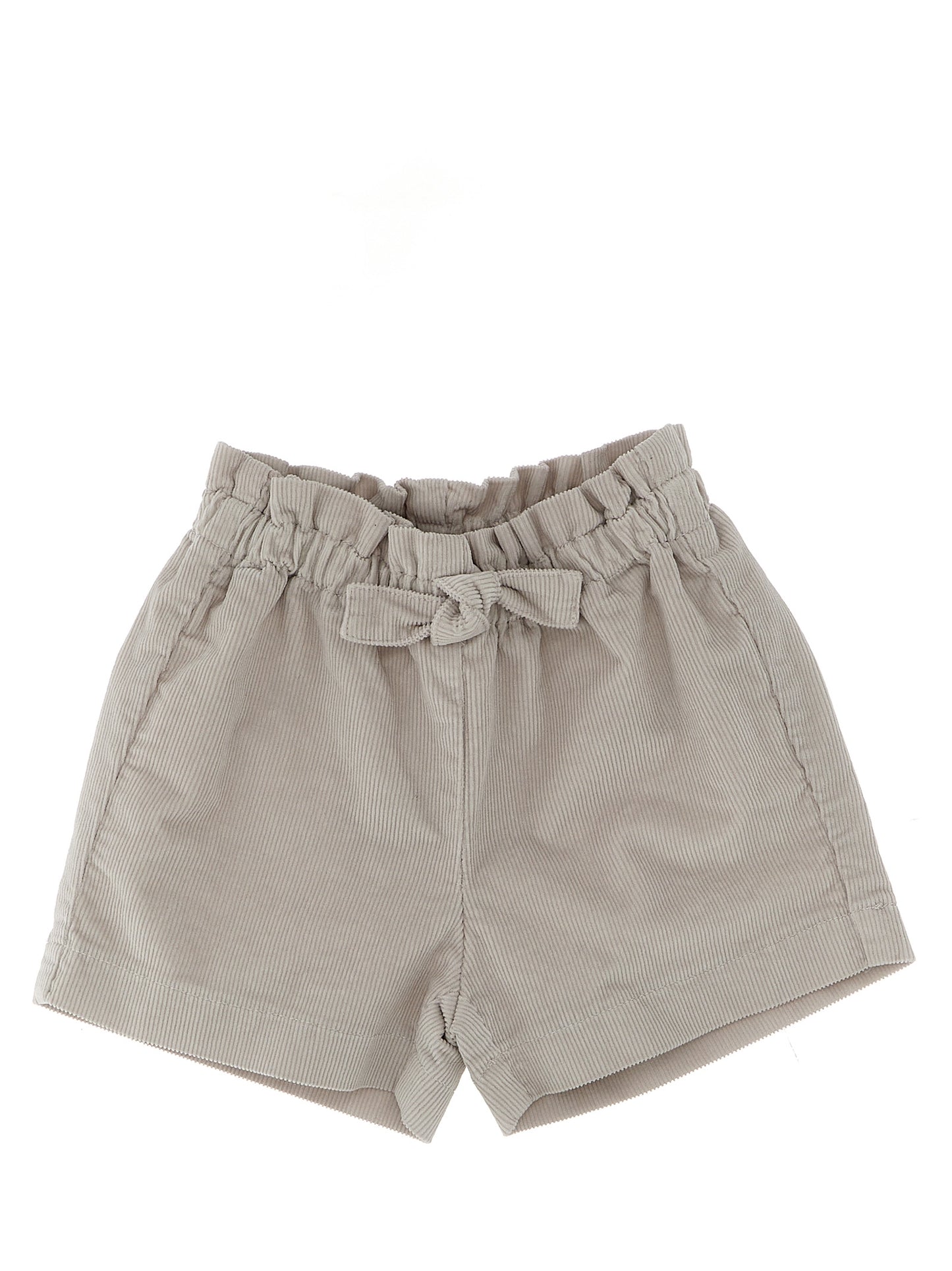 Ribbed velvet shorts Bermuda, short