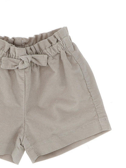Ribbed velvet shorts Bermuda, short