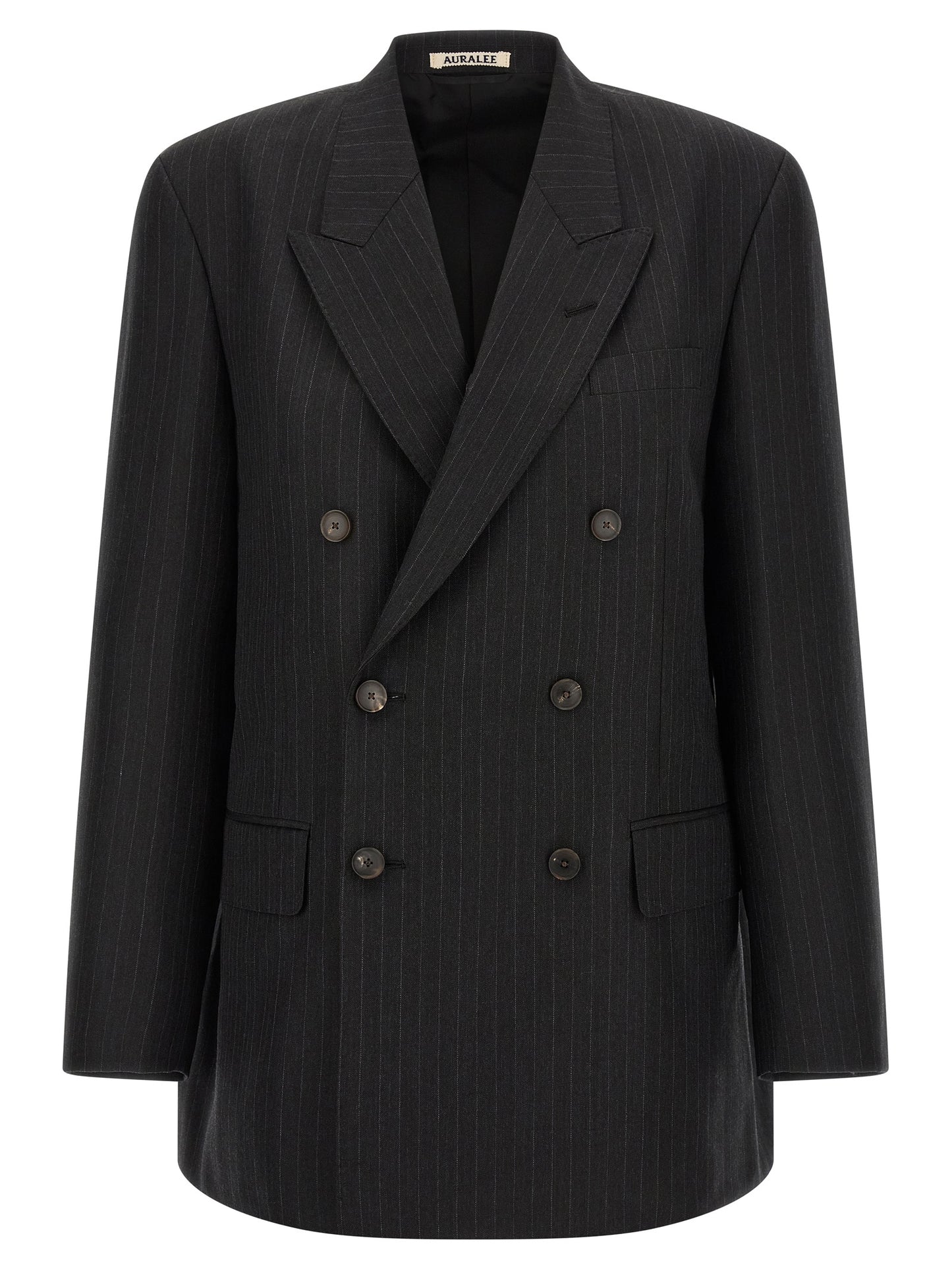 Pinstriped long blazer Blazer, suits