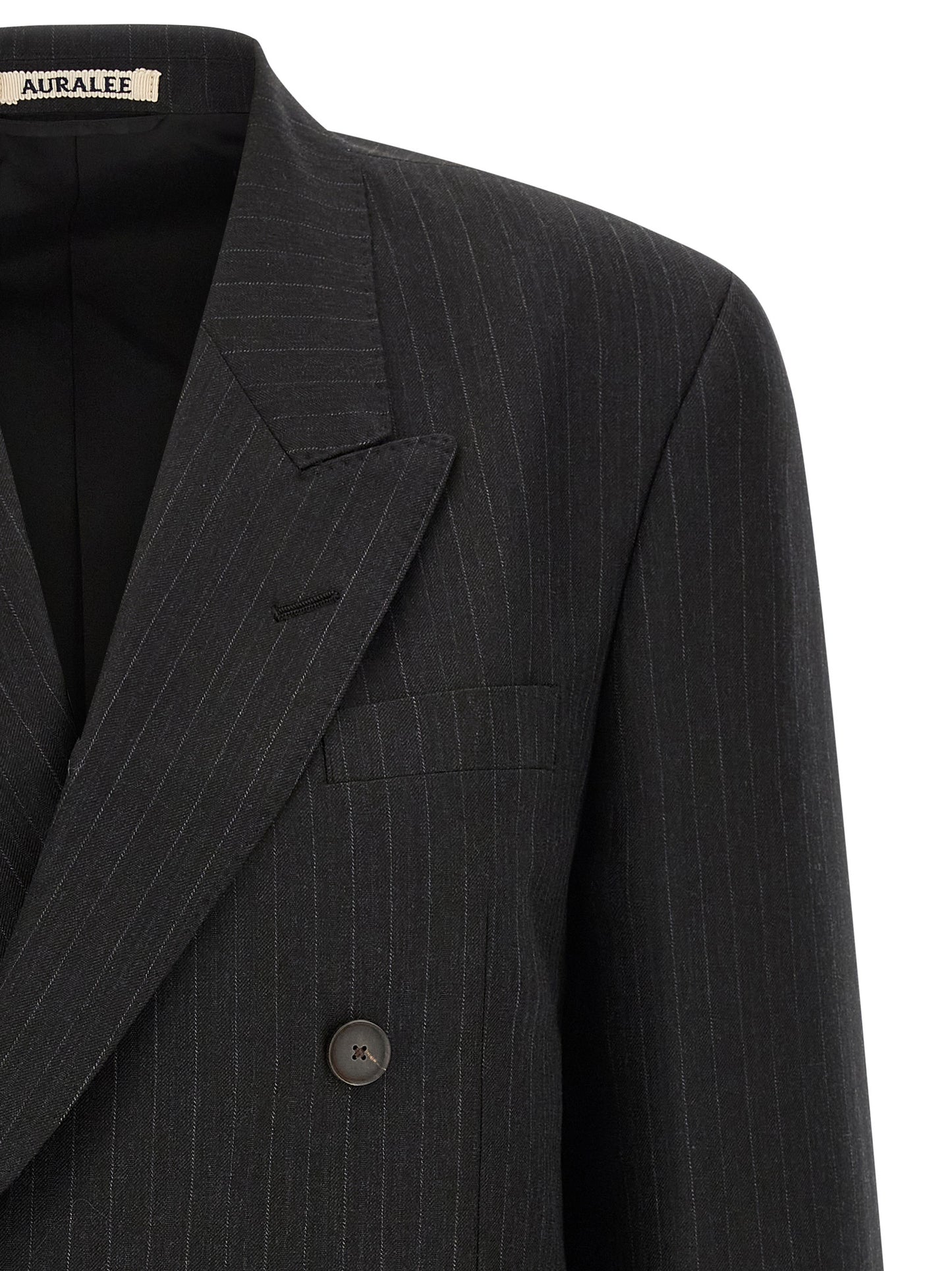 Pinstriped long blazer Blazer, suits