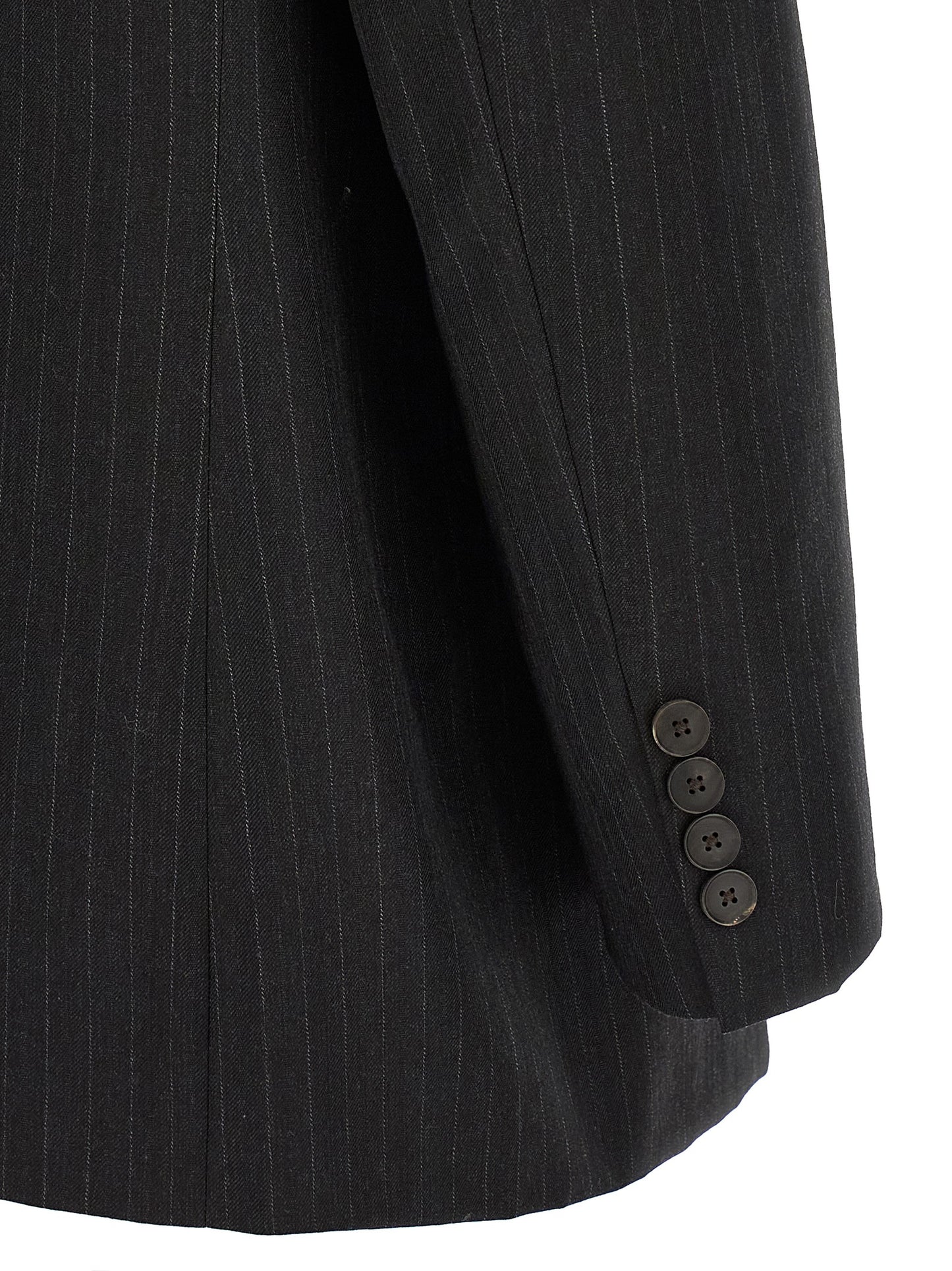 Pinstriped long blazer Blazer, suits