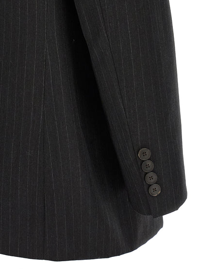 Pinstriped long blazer Blazer, suits
