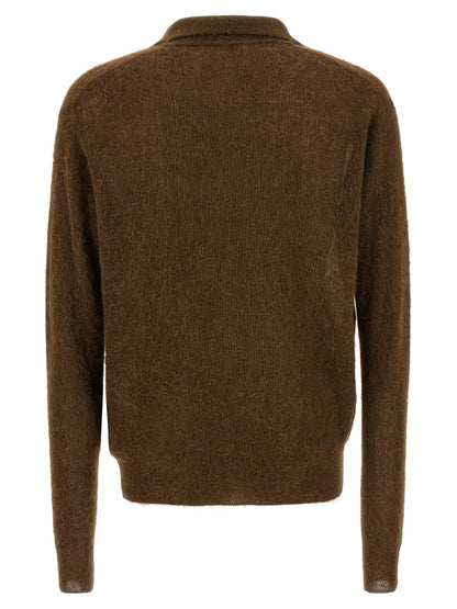 Tam yarn polo shirt Polo