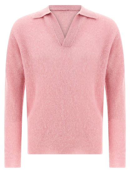 Tam yarn polo shirt Polo