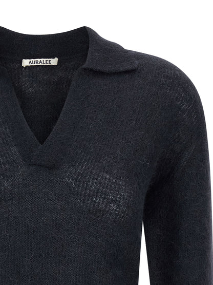Tam yarn polo shirt Polo