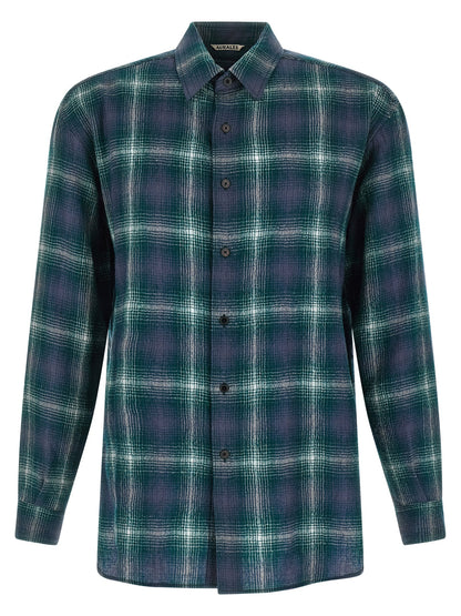 'Airy Wool Check' shirt Shirt, blouse