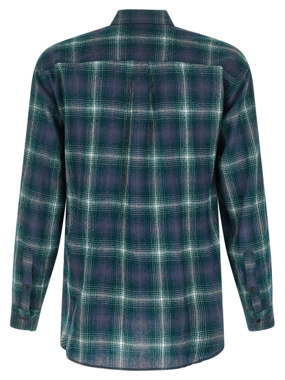'Airy Wool Check' shirt Shirt, blouse