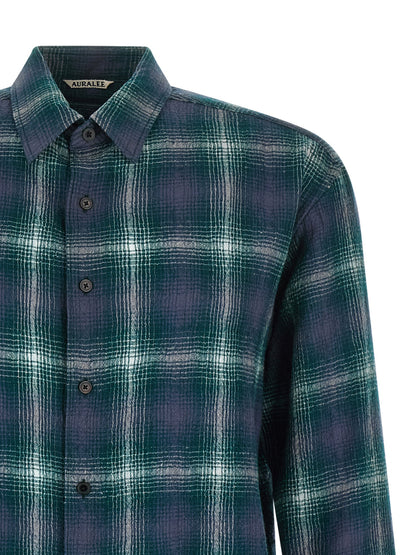 'Airy Wool Check' shirt Shirt, blouse