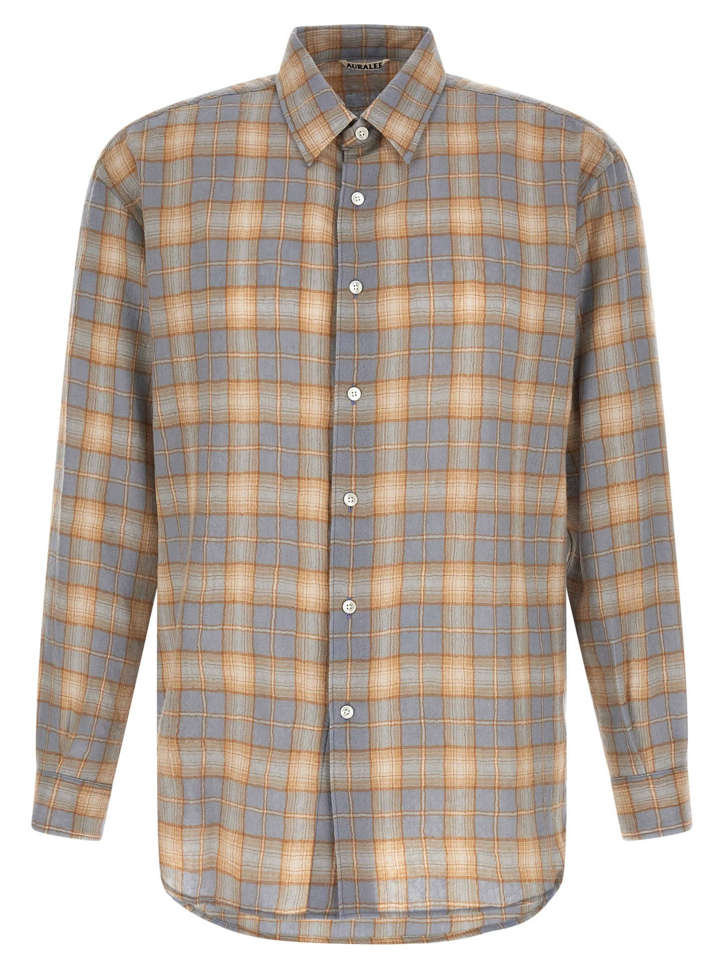 'Airy Wool Check' shirt Shirt, blouse