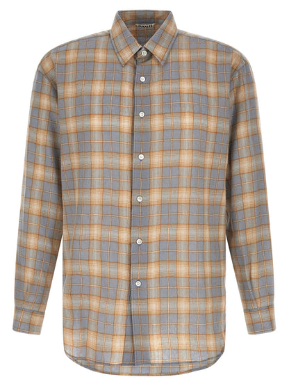 'Airy Wool Check' shirt Shirt, blouse