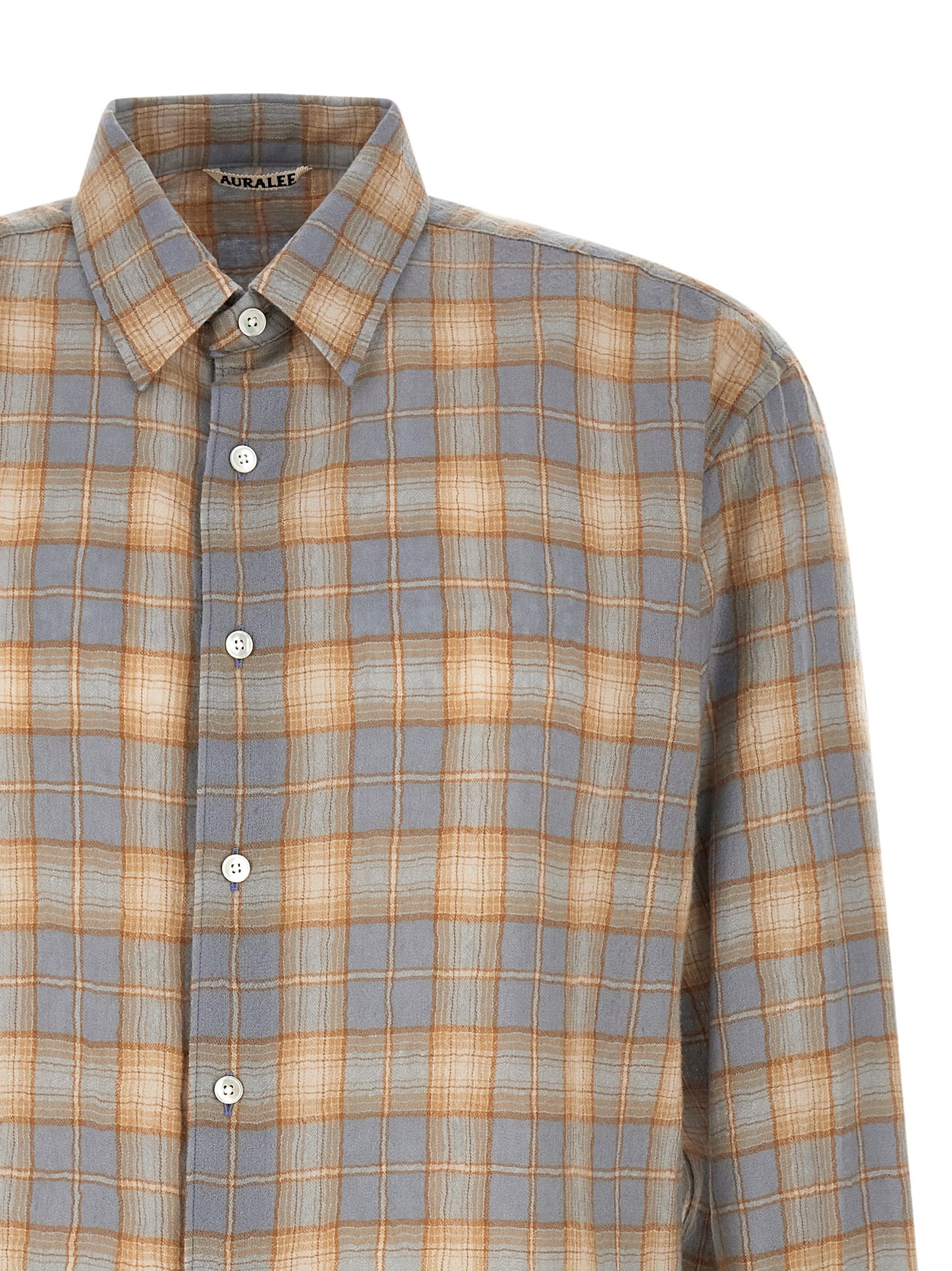 'Airy Wool Check' shirt Shirt, blouse