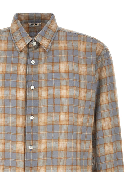 'Airy Wool Check' shirt Shirt, blouse