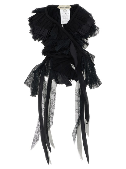Georgette collar Capes