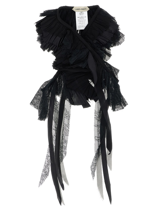 Georgette collar Capes
