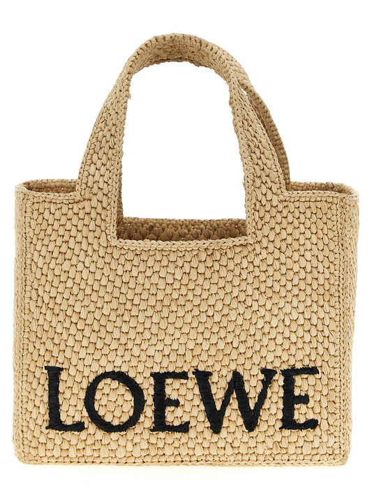 Shopping 'Medium Loewe Font' capsule Paula's Ibiza Tote bag