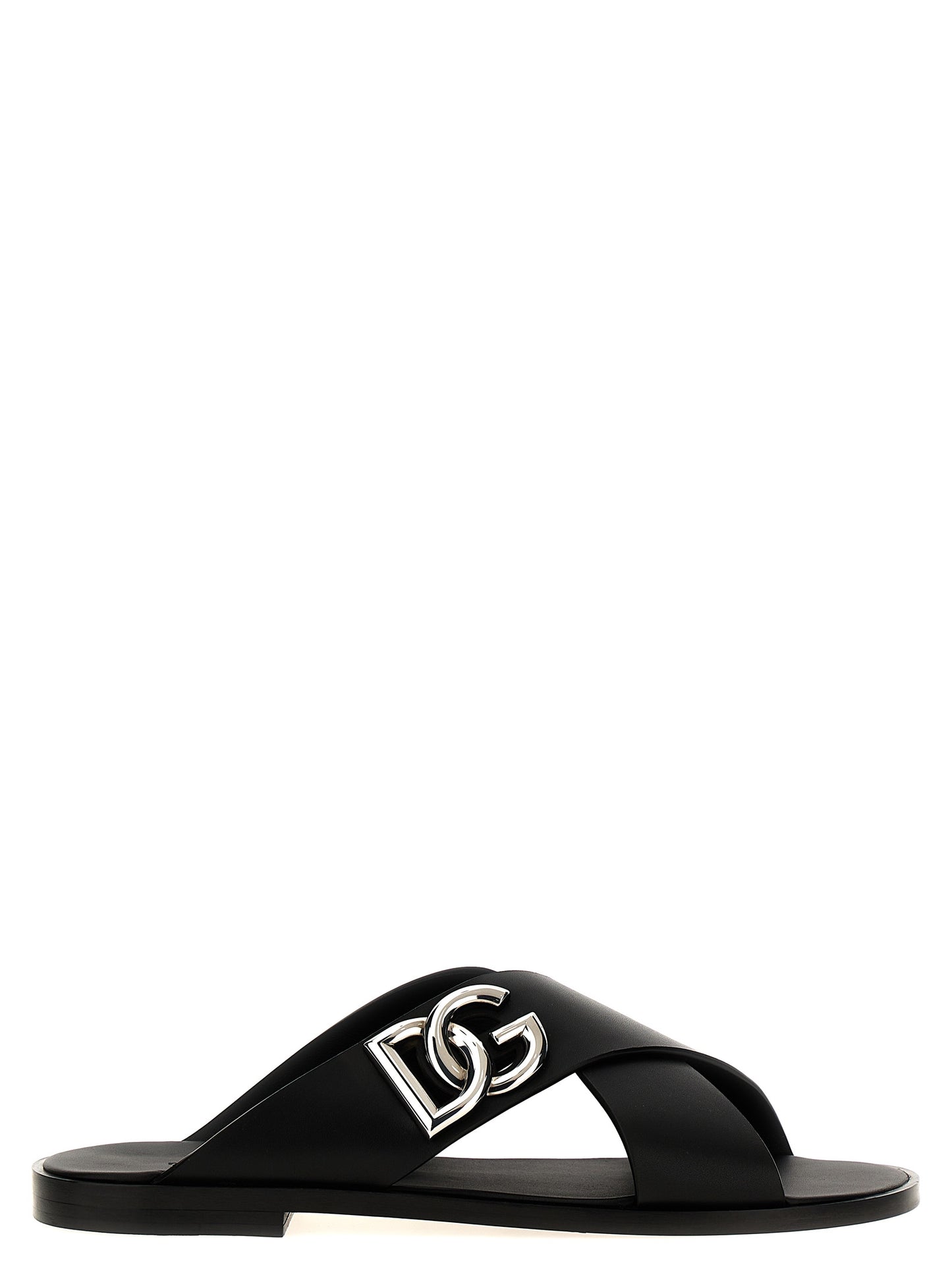 Logo leather sandals Sandals