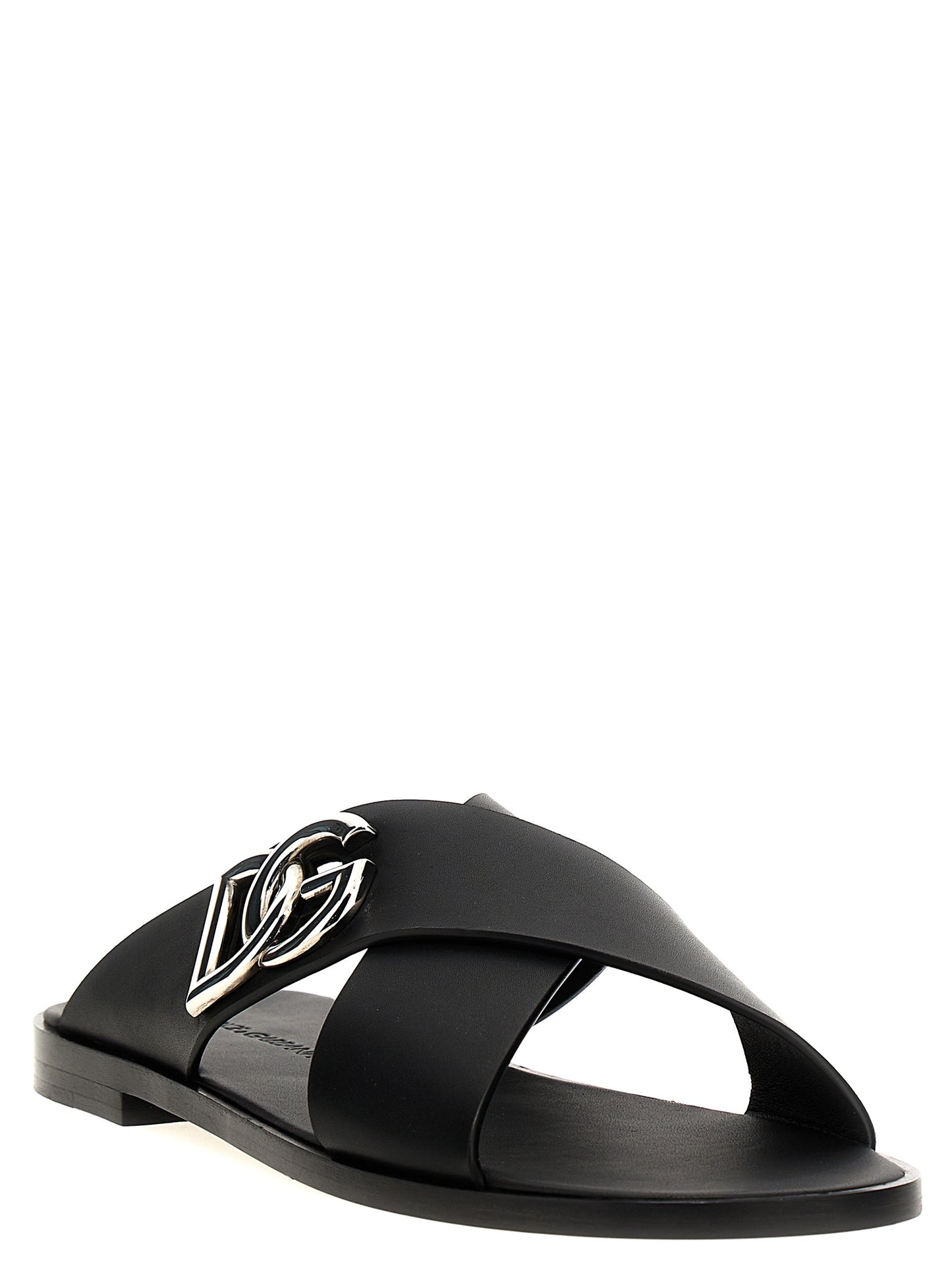 Logo leather sandals Sandals