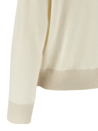 Lurex details turtleneck sweater Sweater, cardigans