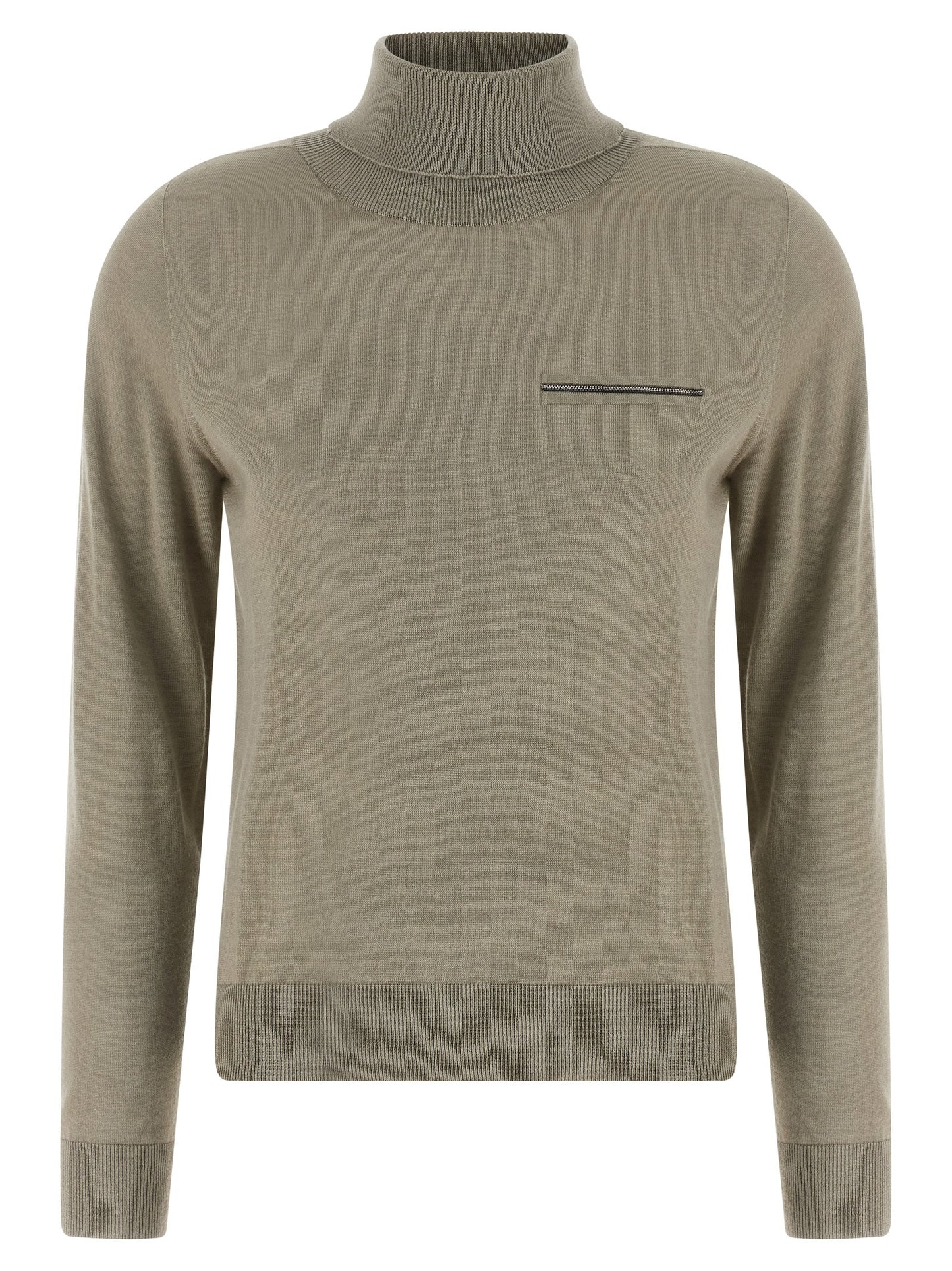 Jewel pocket turtleneck sweater Sweater, cardigans