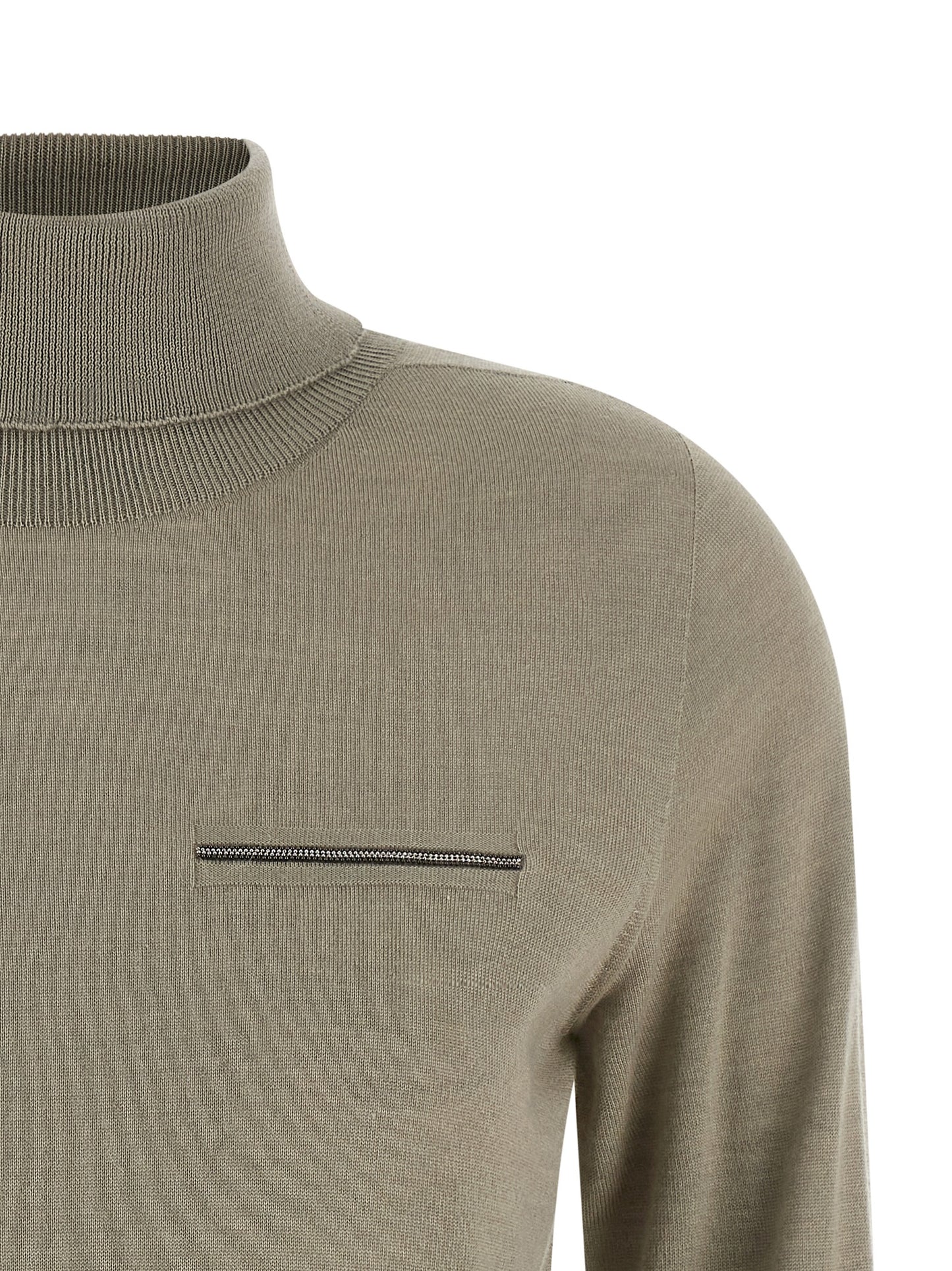 Jewel pocket turtleneck sweater Sweater, cardigans