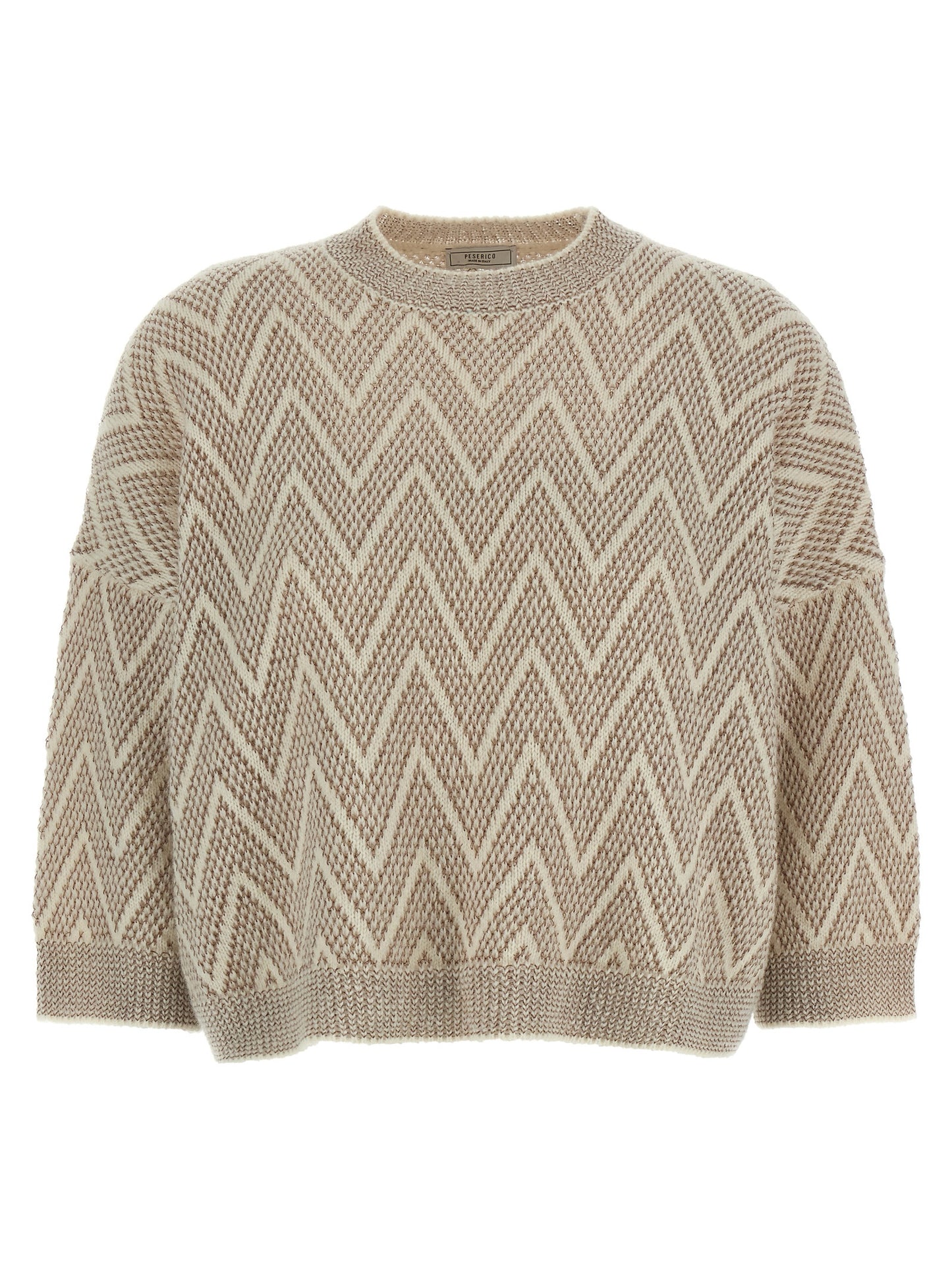 Zigzag crop sweater Sweater, cardigans