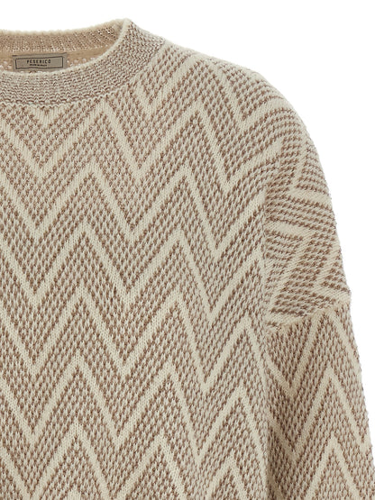 Zigzag crop sweater Sweater, cardigans