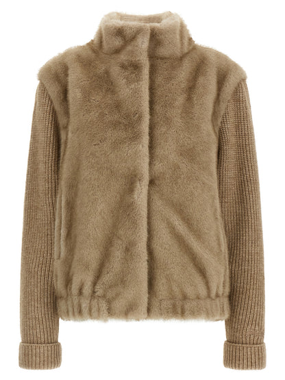Faux fur bomber jacket  Fur