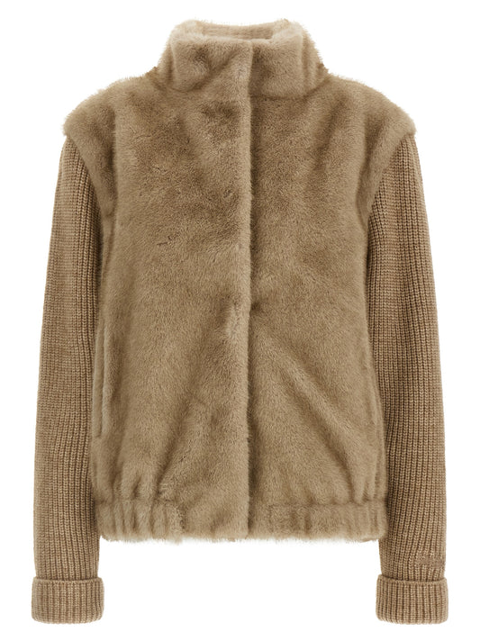 Faux fur bomber jacket  Fur