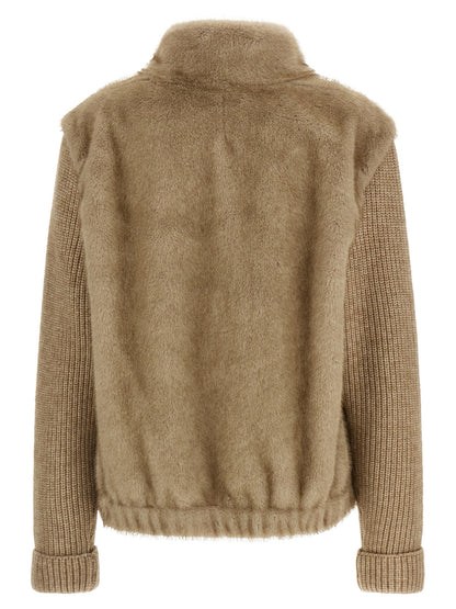 Faux fur bomber jacket  Fur