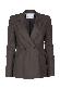 Harris Wharf London Women d.b. blazer with shoulder pads rayon