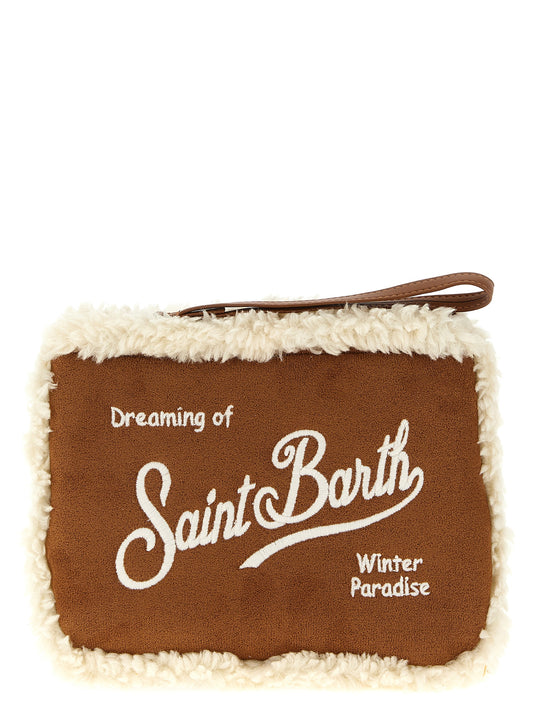 'Aline Shearling' clutch Clutch