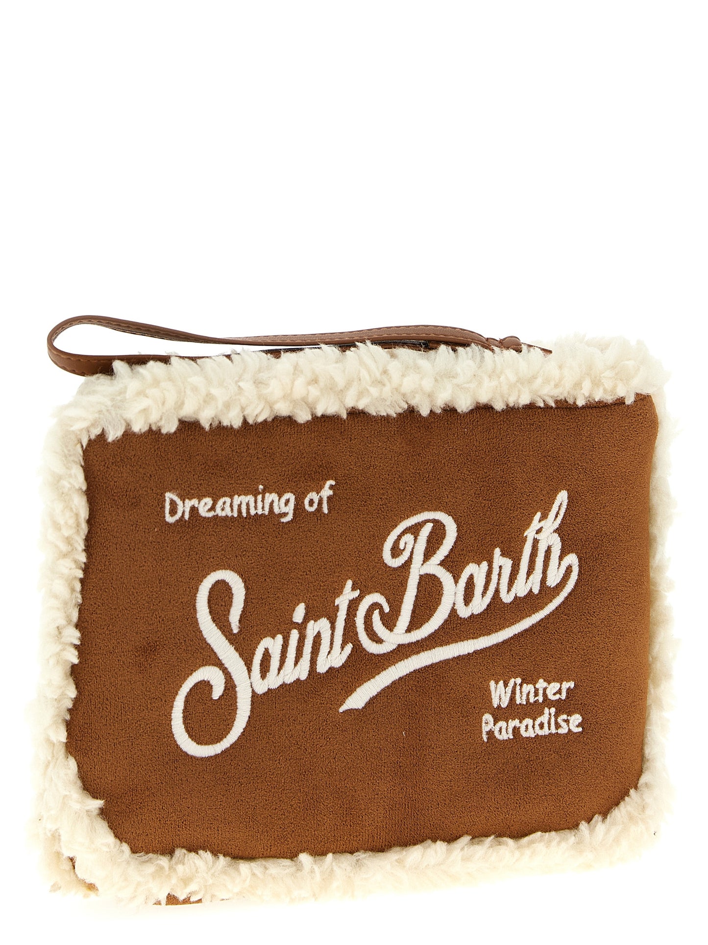 'Aline Shearling' clutch Clutch