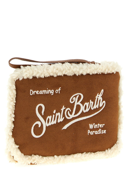 'Aline Shearling' clutch Clutch
