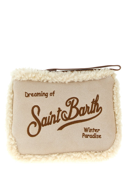 'Aline Shearling' clutch Clutch
