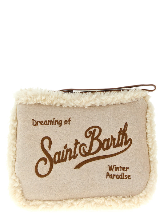 'Aline Shearling' clutch Clutch