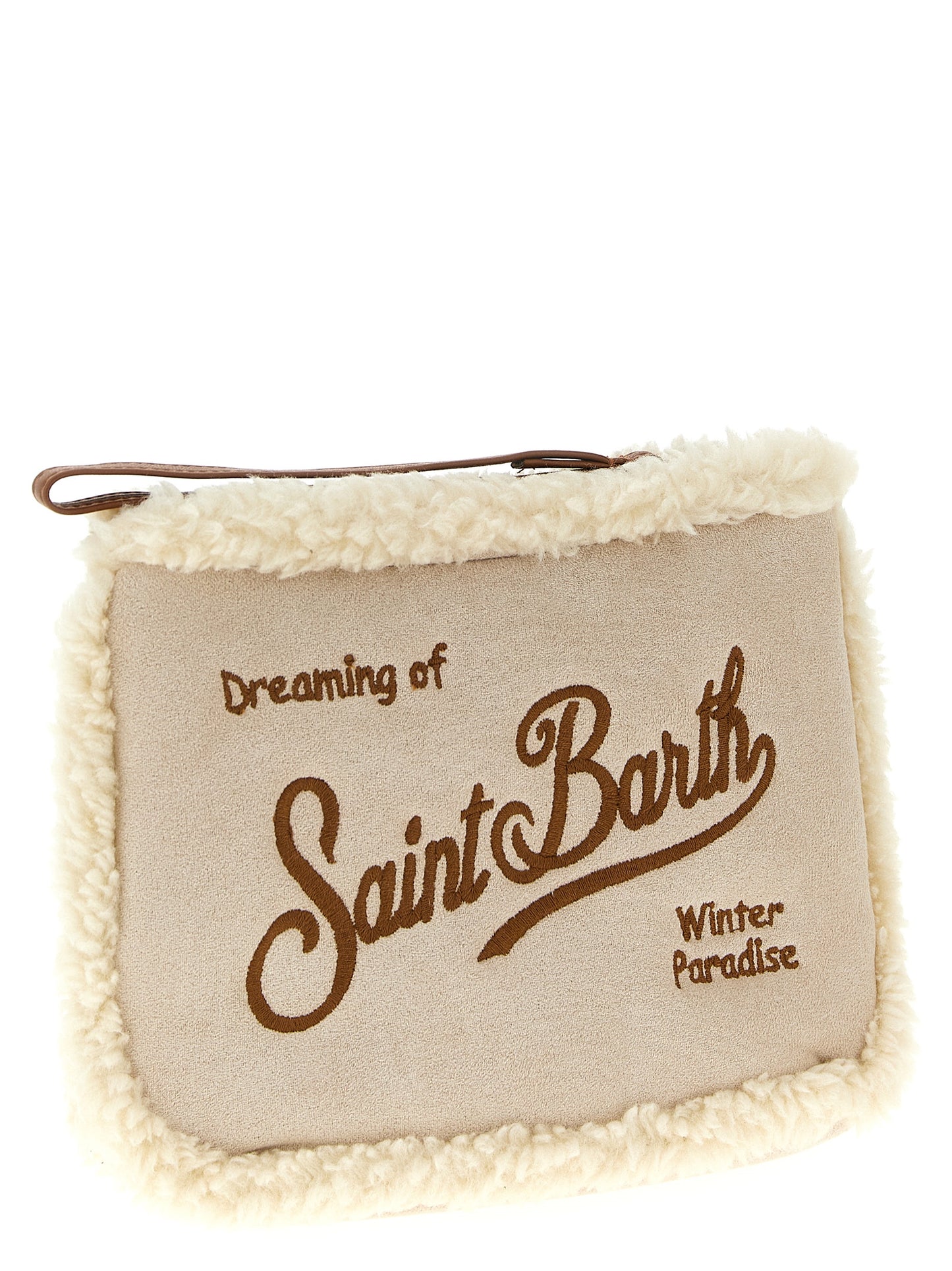 'Aline Shearling' clutch Clutch