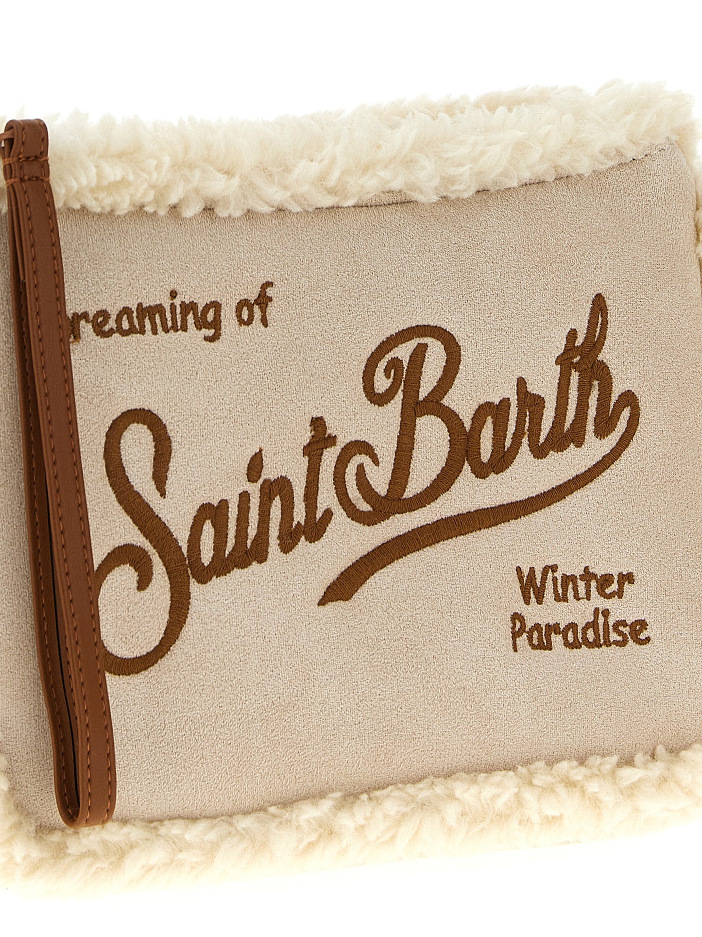 'Aline Shearling' clutch Clutch
